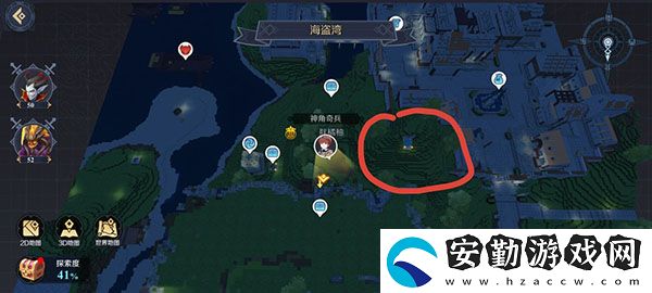 神角技巧海巷圖中高級寶箱在哪里
