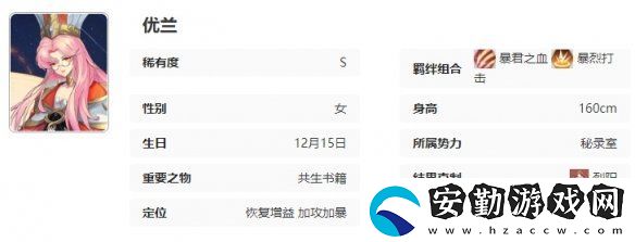永夜降臨復蘇優(yōu)蘭技能是什么