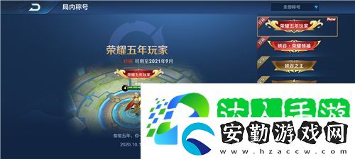榮耀五年玩家怎么設置