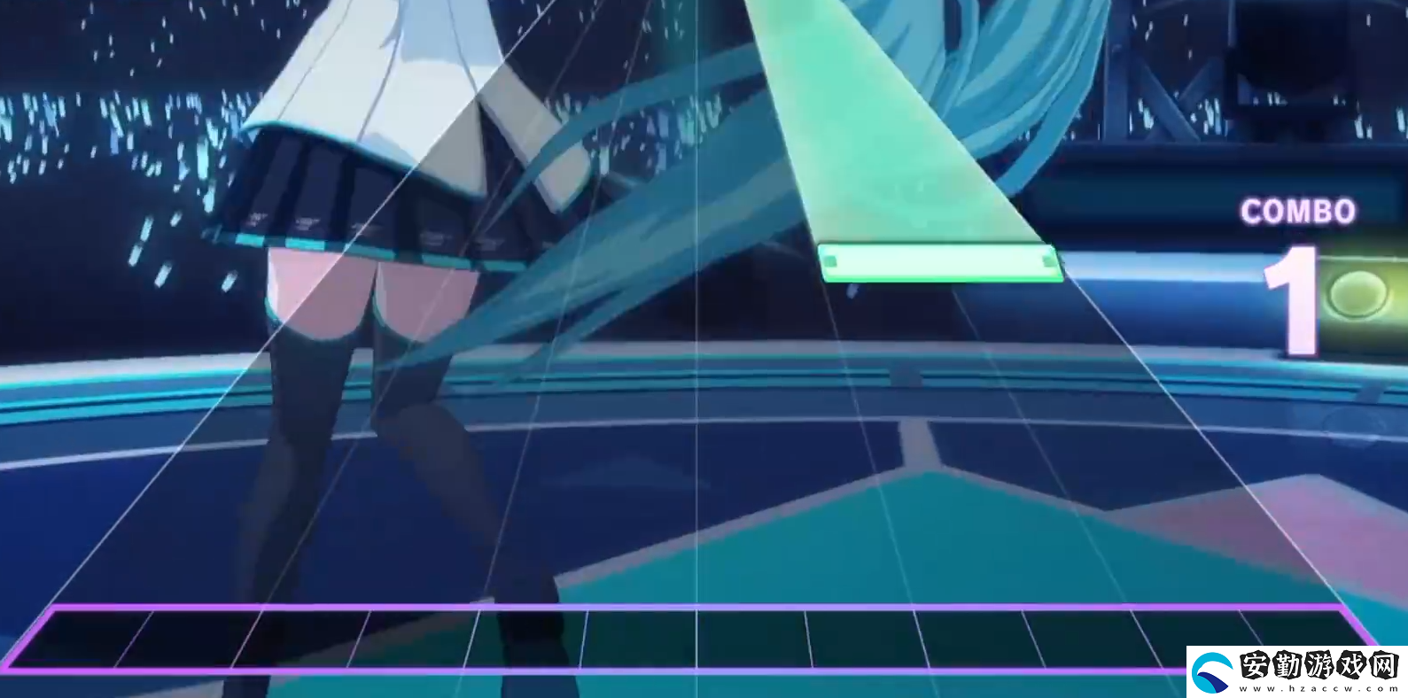 初音未來繽紛舞臺判定范圍怎么看