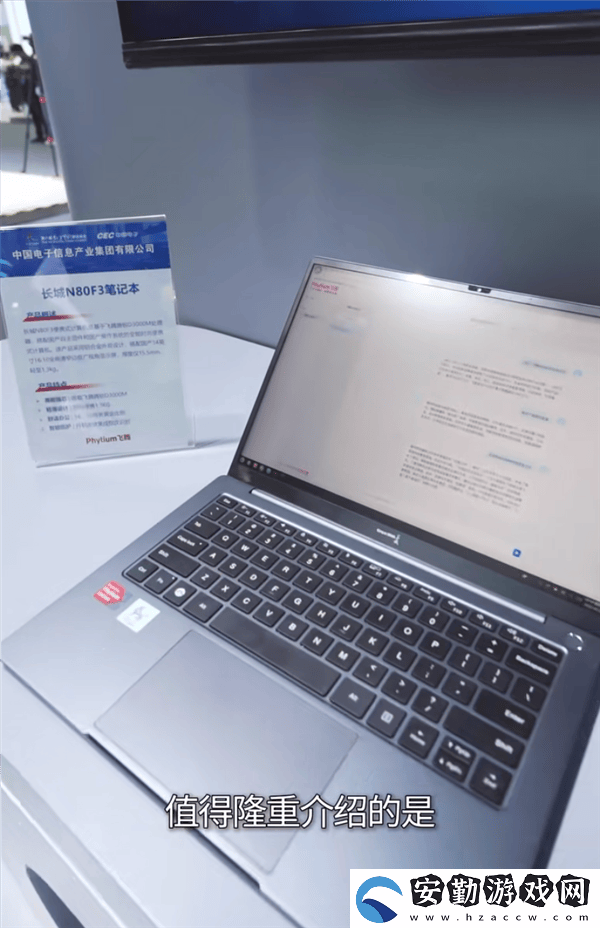 飛騰D3000M筆記本CPU亮相數(shù)字中國峰會